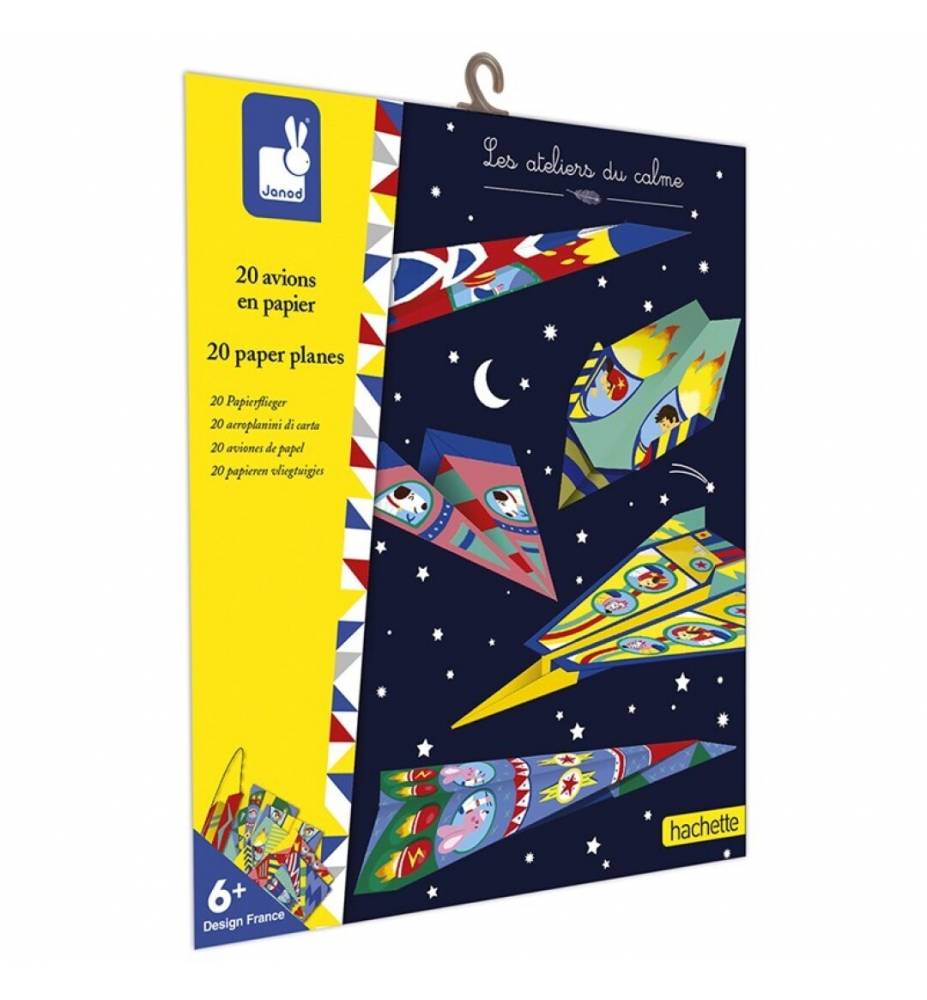 Aviones de papel Janod