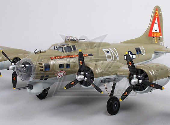 B-17 Flying Fortress (de oliva) 1600mm Súper Detalle (PNF)