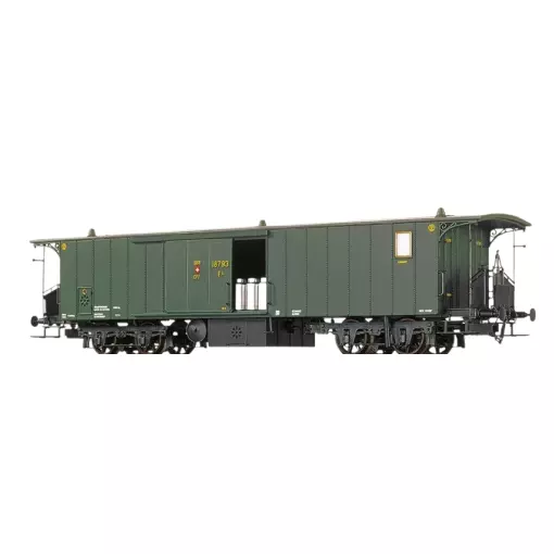 Vagón de equipajes F4 – Brawa 45715 – HO 1/87 – SBB/CFF – EP II – 2R