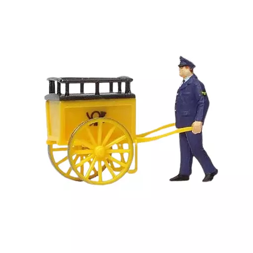 Cartero con carro