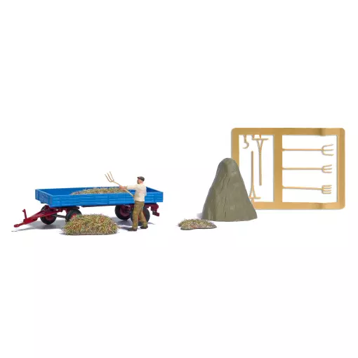 Escena «Fenaison» – Busch 79851 – HO 1/87
