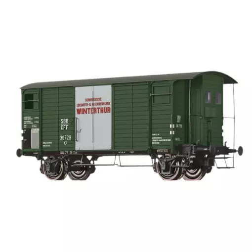 Vagón K2 «SLM Winterthur» – Brawa 50990 – HO 1/87 – SBB – EP II – 2R