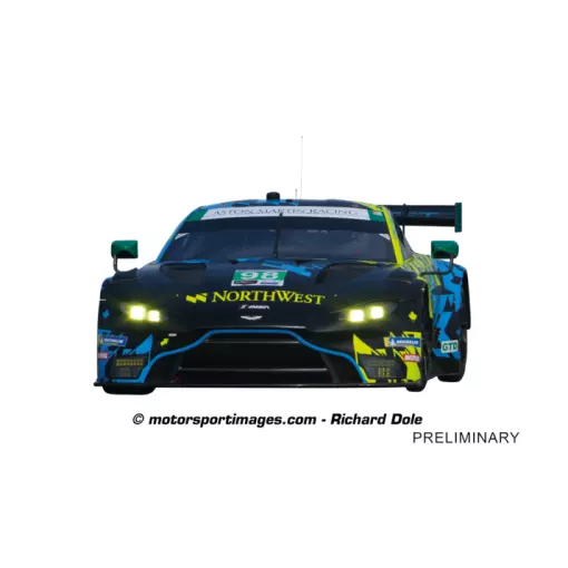 Aston-Martin Vantage GT3 (Northwest, No.98) Rolex 24H – Carrera Evolution 27783 – I 1/32 – Analógico