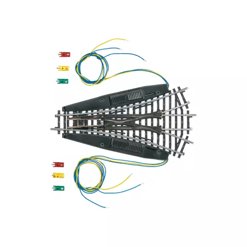 Interruptor triple sin balasto – Marklin 2270 – HO 1/87 – Código 83 – Vía K – 3R