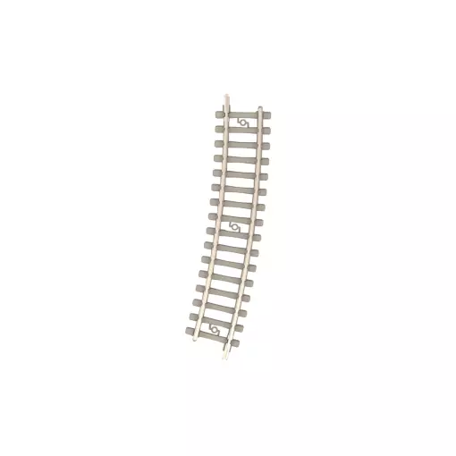 Traviesa de hormigón curvada – Minitrix 14511 – N 1/160 – Código 60 – Radio 261,8mm – 2R