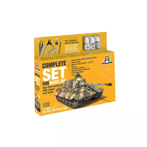 Set Sd.Kfz.182 King Tiger – Italeri 72005 – 1/72