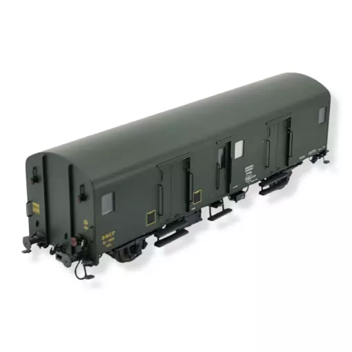 Furgón de equipajes Dd2ai Verde 301 – luces de fin de convoy – MODELS WORLD 30314 – SNCF – HO