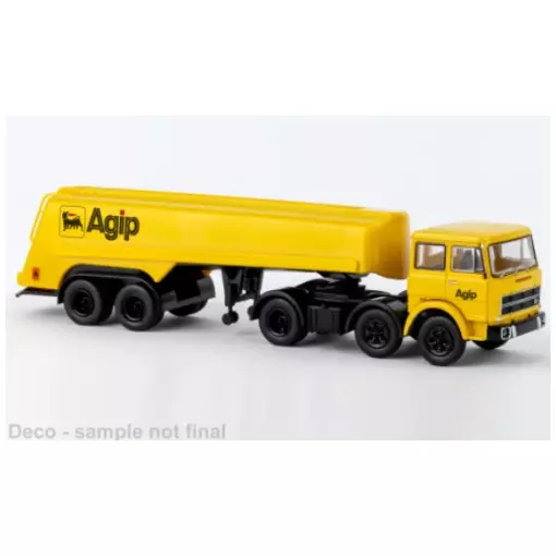 Semirremolque cisterna Fiat 691 T Agip – Brekina 58584 – HO 1/87