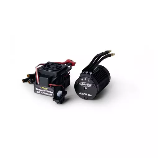 Motor Combo Dragster Turbo Brushless – 4370 KV – Carson 500906301 – 1/10