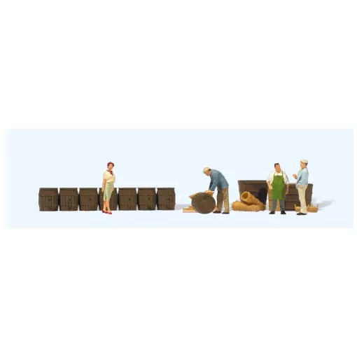 En la bodega – Preiser 10781 – HO 1/87