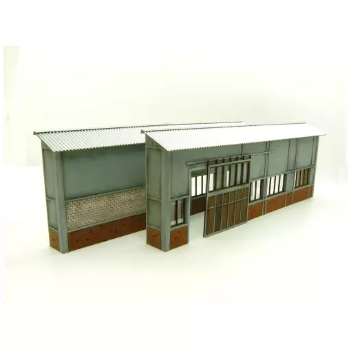 Taller de media fachada – BOIS MODELISME 106017 – HO 1/87ª – 222x20x98mm