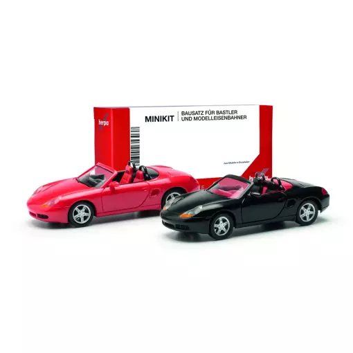 Lote de 2 Minikit Porsche Boxster S – Herpa 013963 – HO 1/87