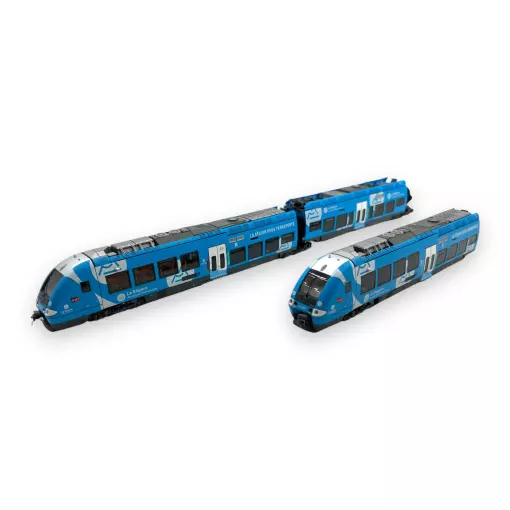 Automotor bimodal AGC B81661 / B81662 Auvergne Rhône Alpes – LS Models 10089S – HO 1/87 – SNCF – Ep VI – Sonido digital – 2R