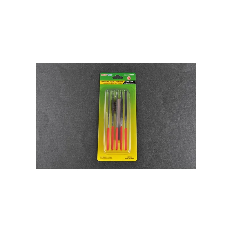 MASTER TOOLS 09964 – Assorted needle files set (Middle Toothed)