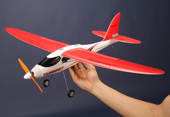 Turnigy Mini-planeador w / Lipo y BL outrunner Plug-n-Fly