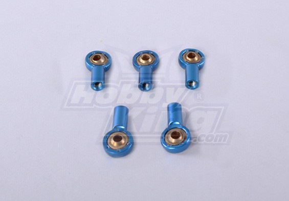 Aleación de la junta de rótula M3 azul (5pcs / bolsa)