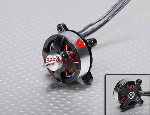 1700kv serie Mini Mite sin escobillas para Outrunner 3D Parque Folletos