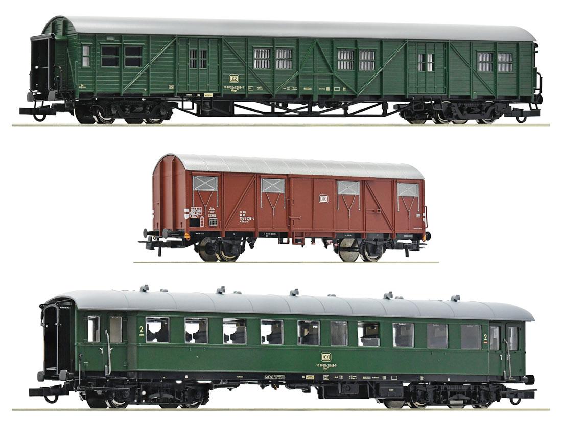 passenger coach set Freilassing DB 3x Roco-74010