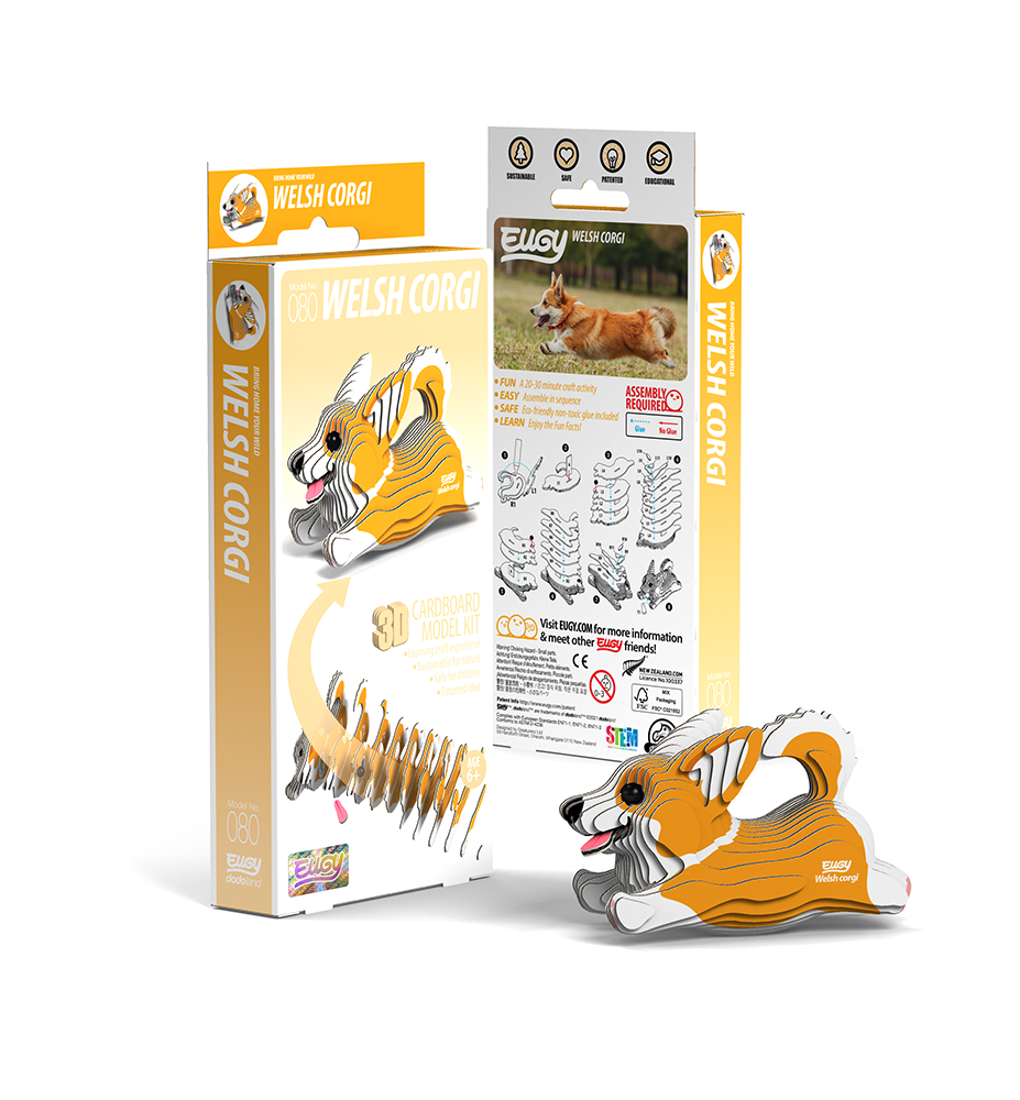Puzle 3D Welsh Corgi Eugy