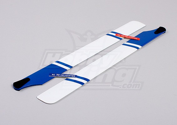 430 mm de madera hojas principales (azul / blanco)