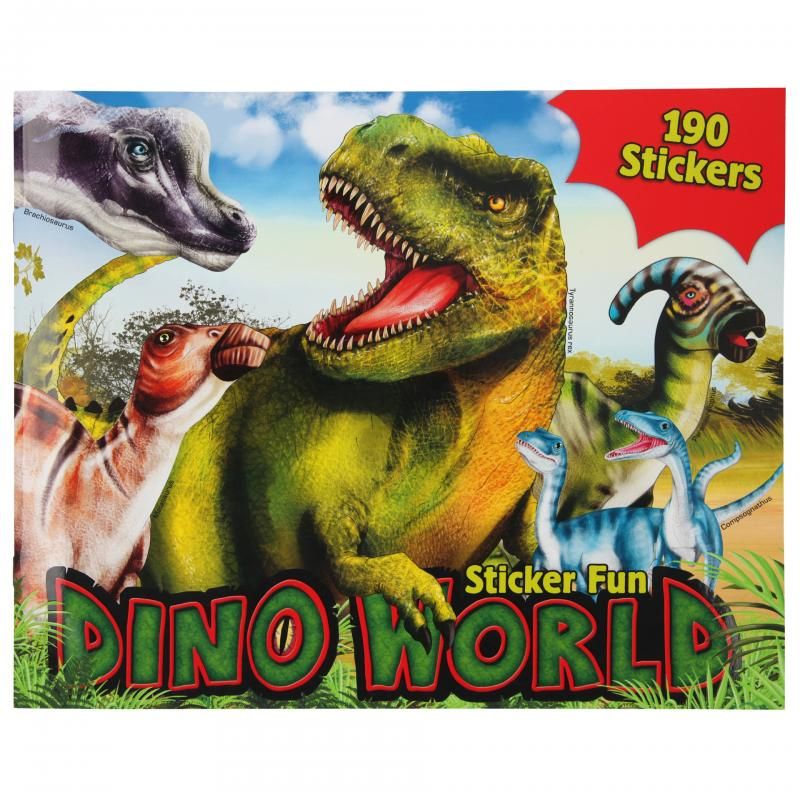 Dino World Pegatinas Divertidas