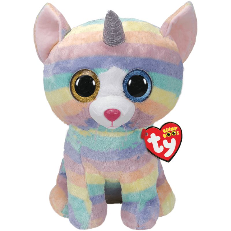 Ty Peluche Beanie Boo Heather Cat XL – 42cms