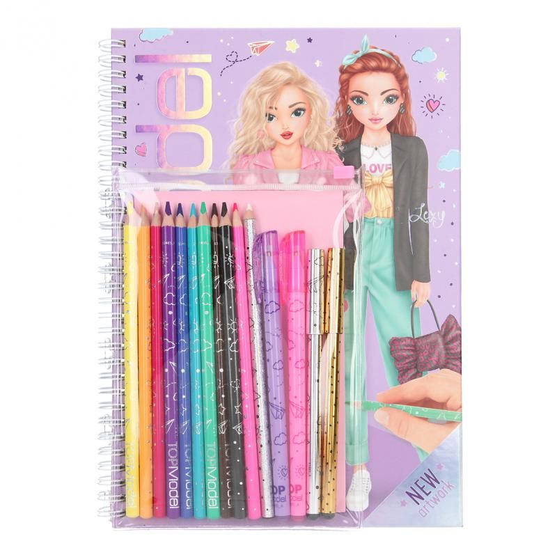 Libro de colorear TOPModel con Set de Colores